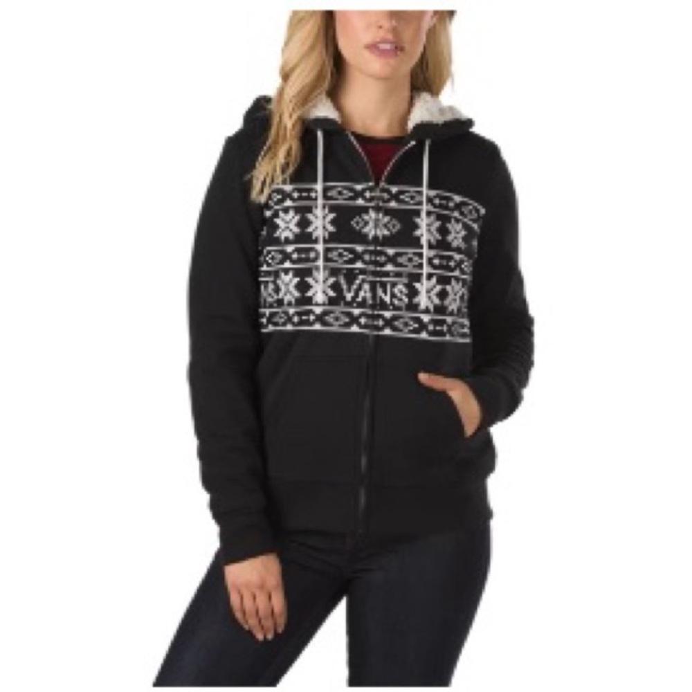 Vans | MIKINA STORMBREAKER ZIP HOODIE Fair Isle sherpa lined